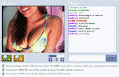 Ejemplo de pantalla de VideoChat Gif animado de un VideoChat